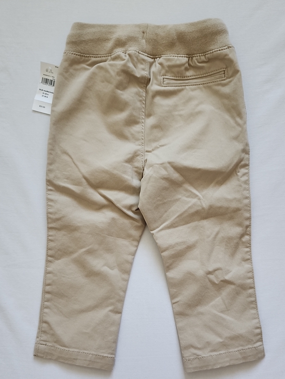 Baby Gap Toddler Boys Khaki Chino Jogger Pants 18-24 Months NWT - Picture 4 of 10